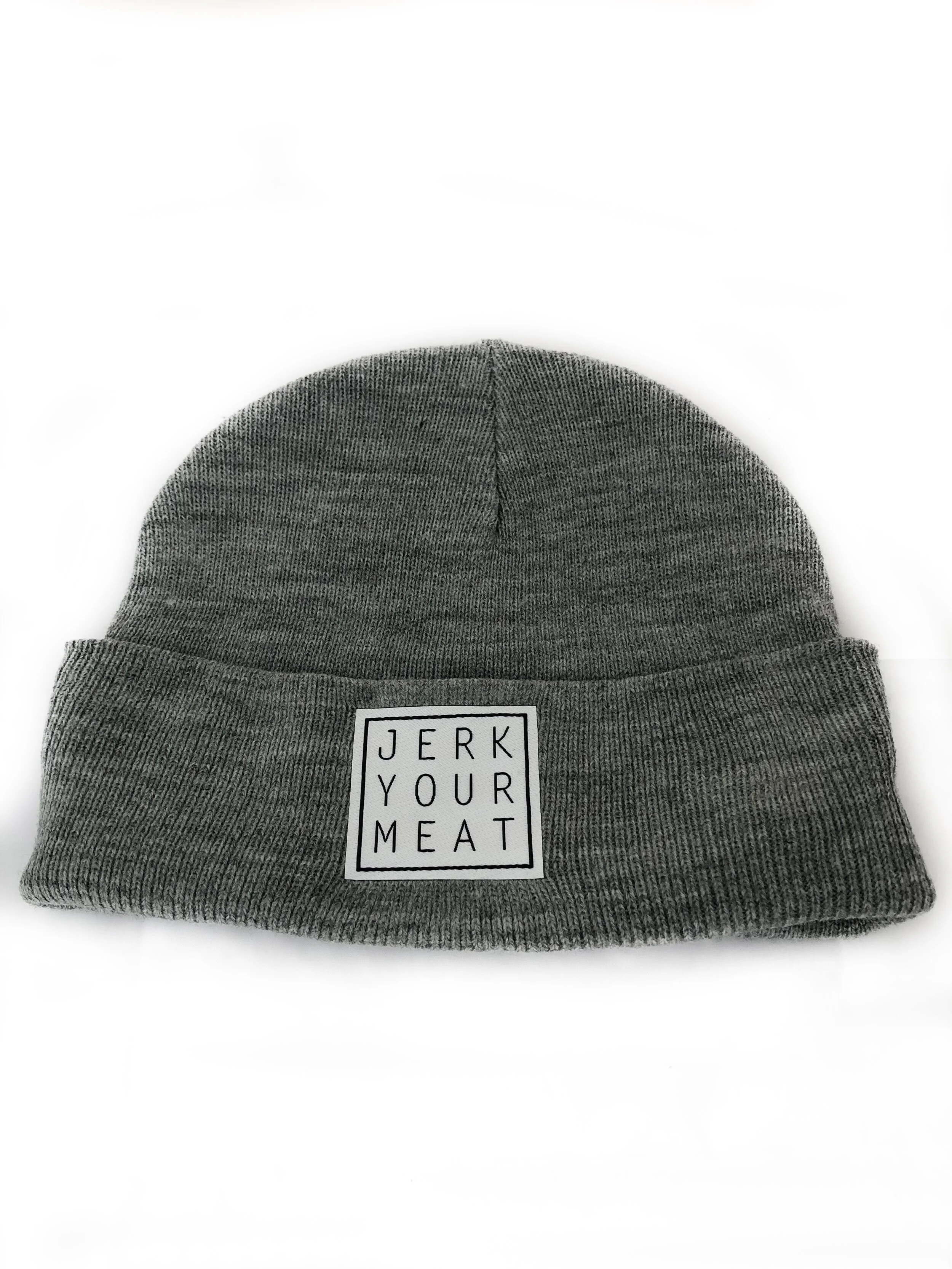 JERK YOUR MEAT - Patch Beanie — J E R K Y O U R M E A T